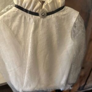 Elegant White Kids Matching Set